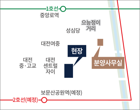 오시는 길 지도